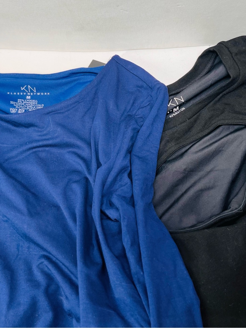2 Klassy Network Long Sleeve Tee - Blue & Black